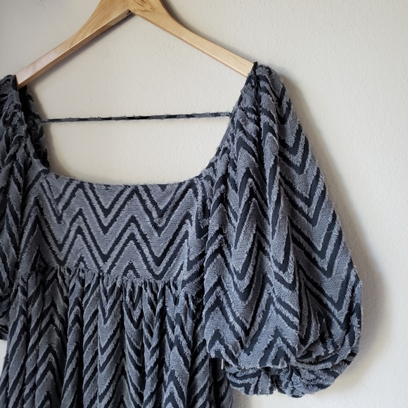 ❗SOLD OUT❗Free People | [Black] Wavy Baby Tunic Dress - Picture 11 of 16